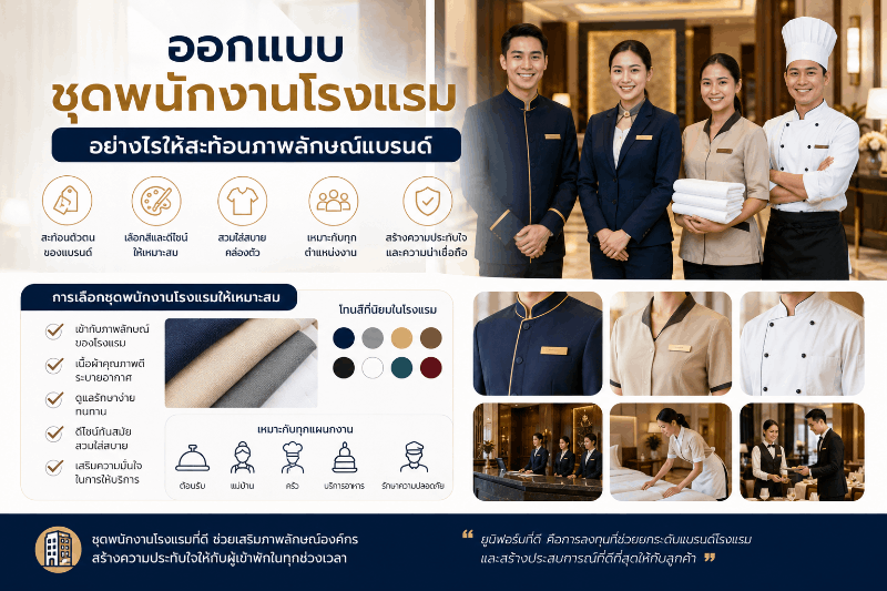 รับผลิตชุดพนักงานโรงแรม